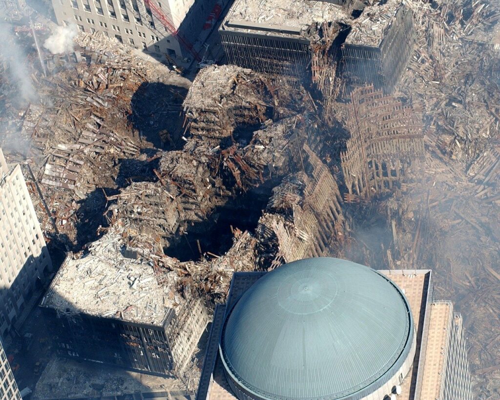 Bild von den Terroranschlägen in New York 2001